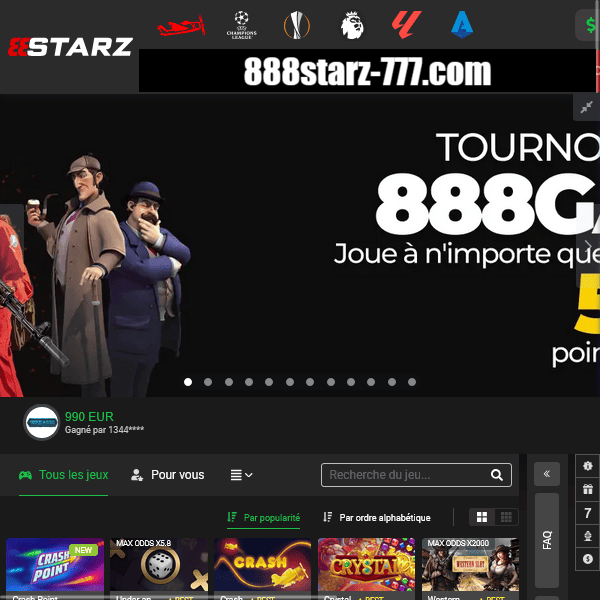 Aperçu du jeu Crash Point sur 888starz, image 1
